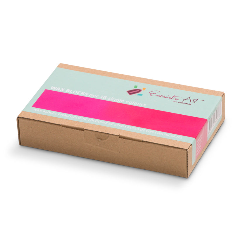 Mehiläisvahaväri 37 Neon Pinkki, 16 kpl rasia