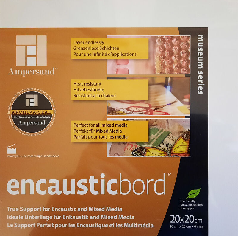 Encausticbord Maalauspohja 20x20 cm (6,3 mm)