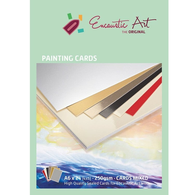 Värillinen maalauspohjavalikoima 6 kpl